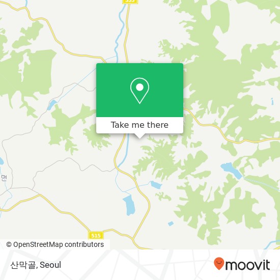 산막골 map