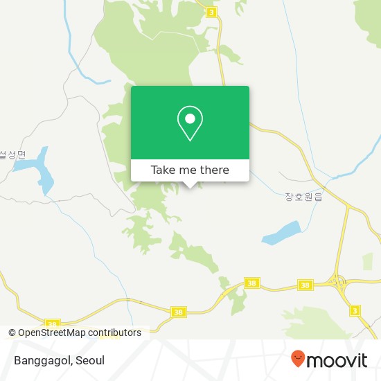 Banggagol map