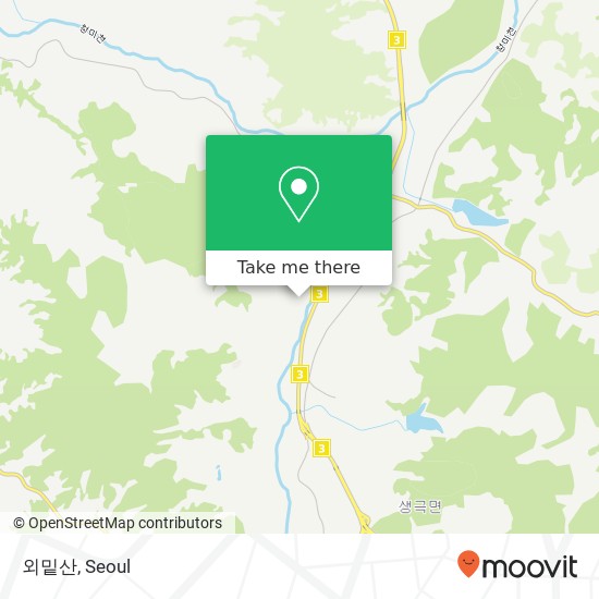 외밑산 map