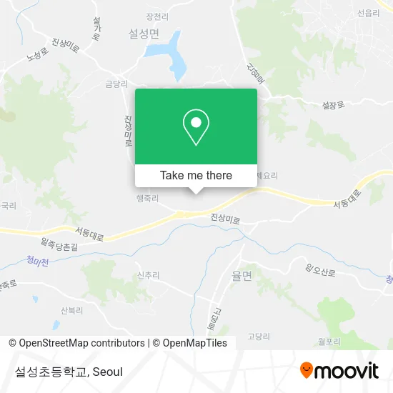 설성초등학교 map