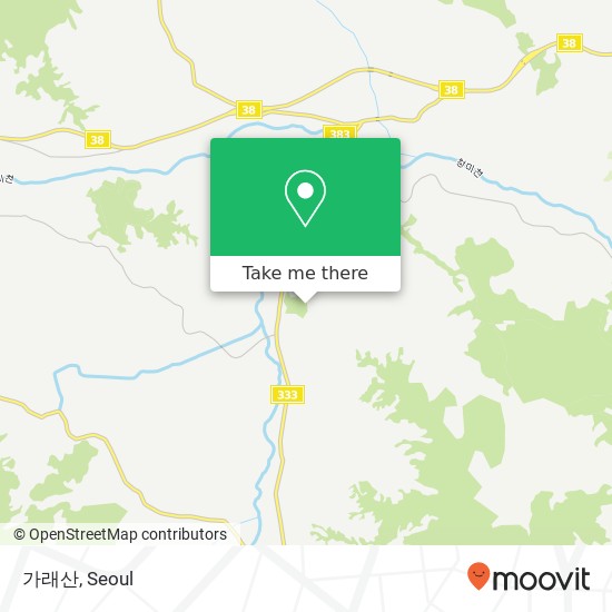 가래산 map