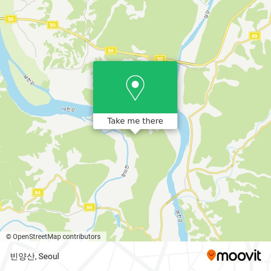 빈양산 map