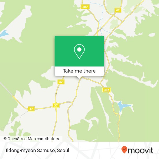 Ildong-myeon Samuso map