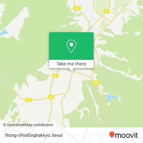 Iltong-ch’odŭnghakkyo map