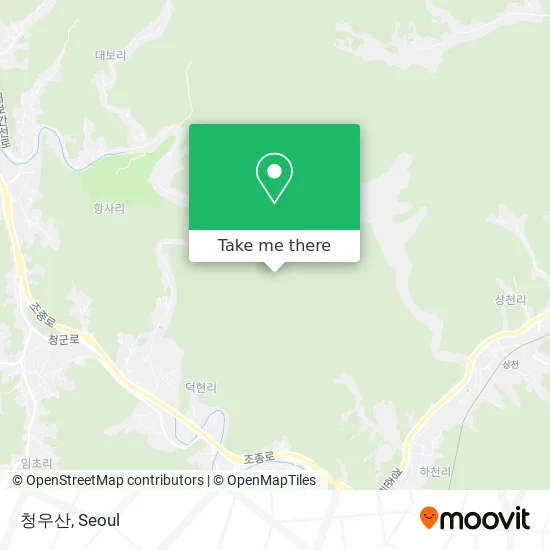 청우산 map
