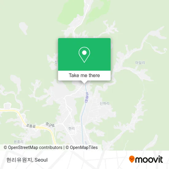 현리유원지 map