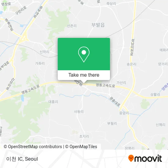 이천 IC map