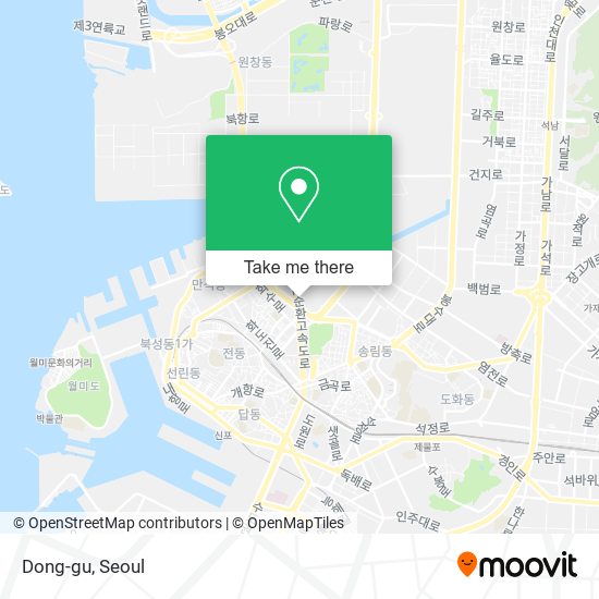 Dong-gu map