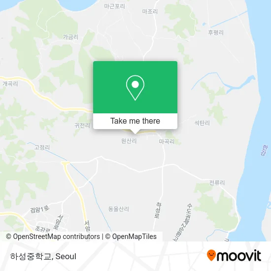 하성중학교 map