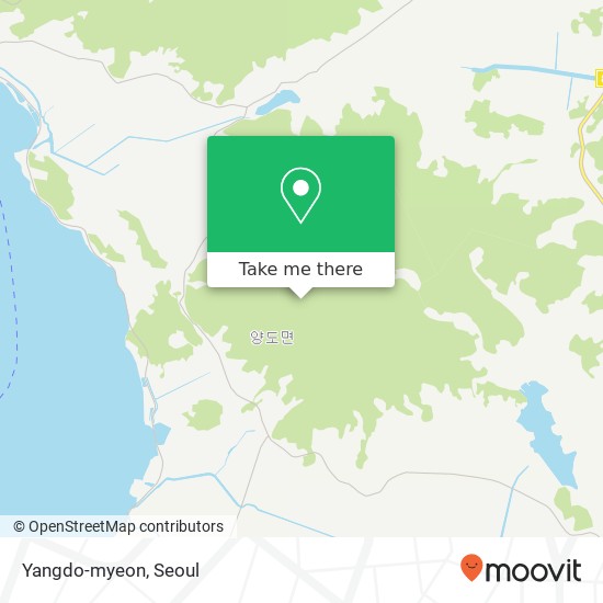 Yangdo-myeon map