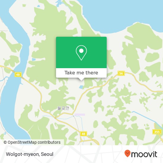 Wolgot-myeon map