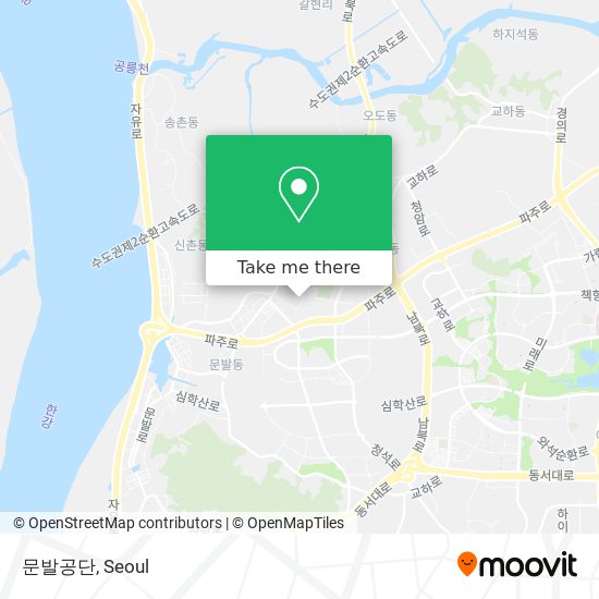 문발공단 map