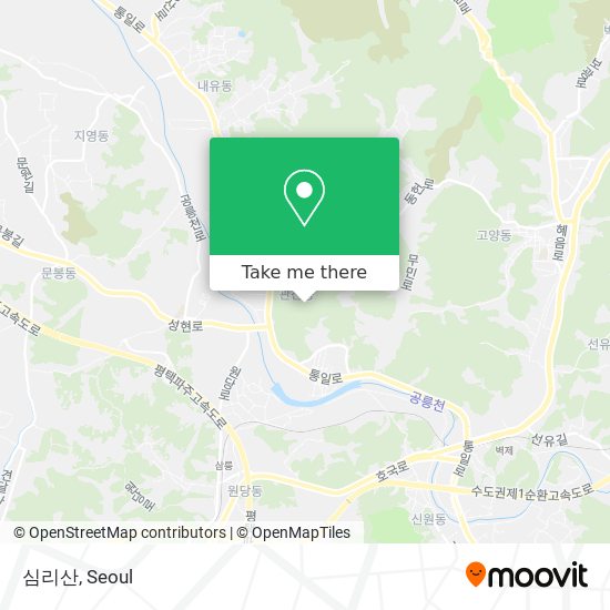 심리산 map