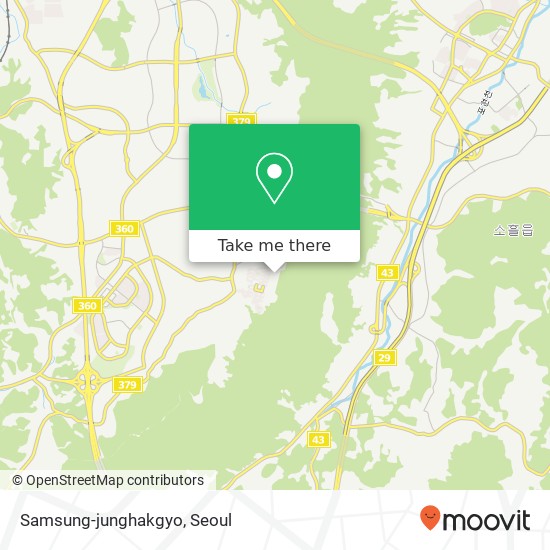 Samsung-junghakgyo map