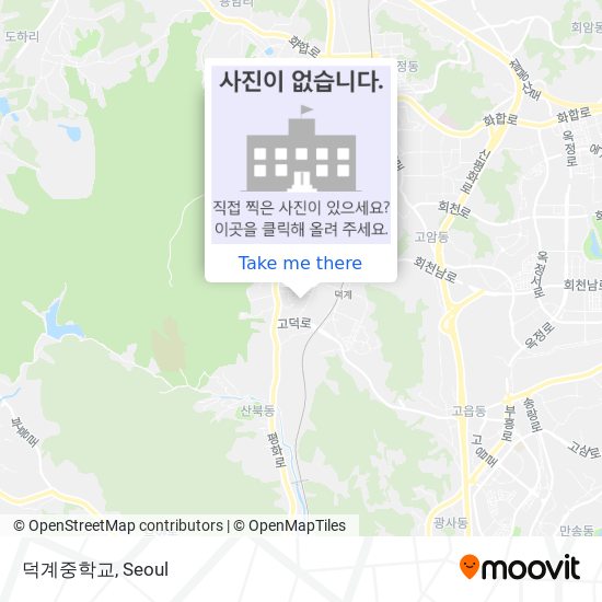 덕계중학교 map