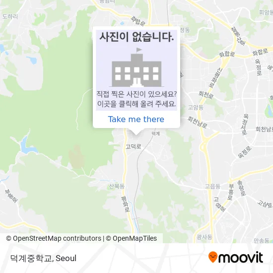 덕계중학교 map
