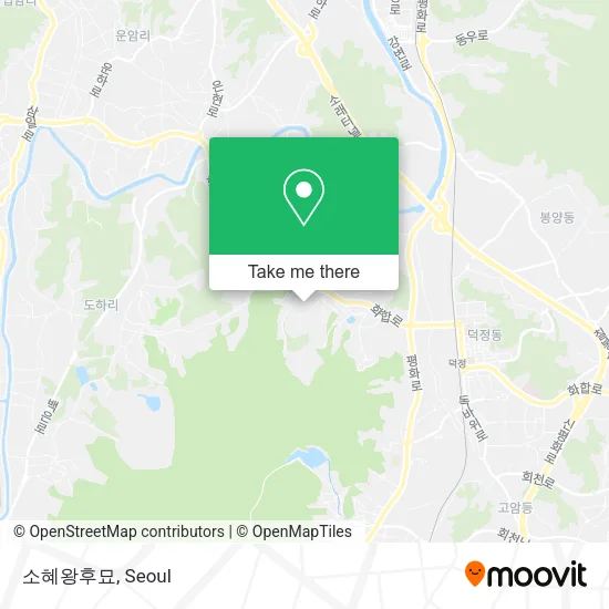 소혜왕후묘 map
