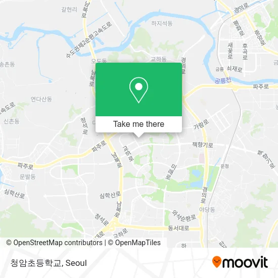 청암초등학교 map