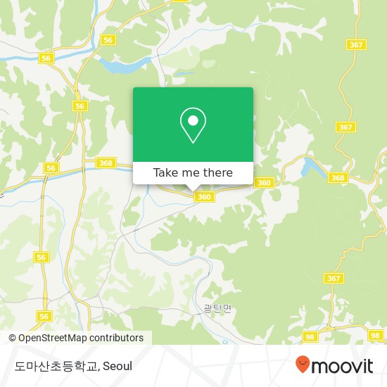 도마산초등학교 map