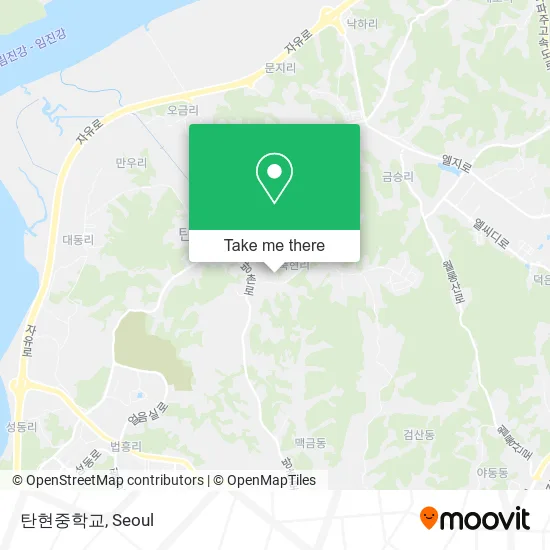 탄현중학교 map