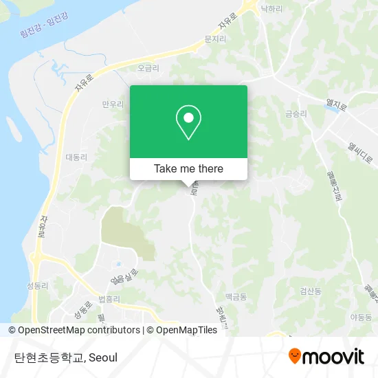 탄현초등학교 map