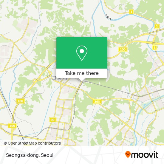 Seongsa-dong map