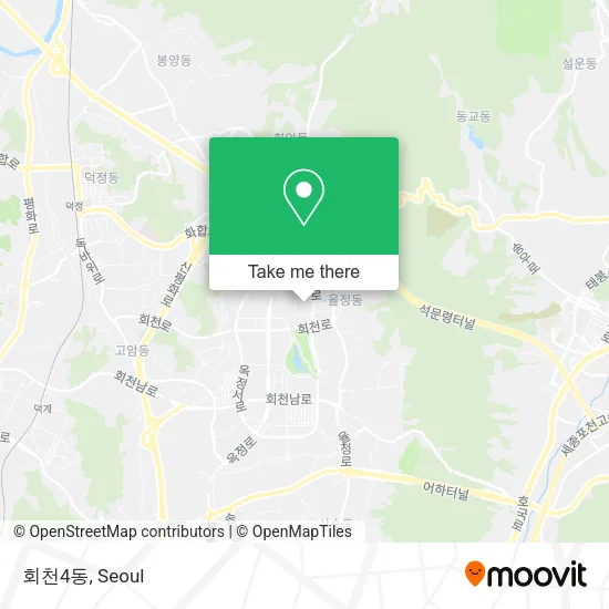 회천4동 map