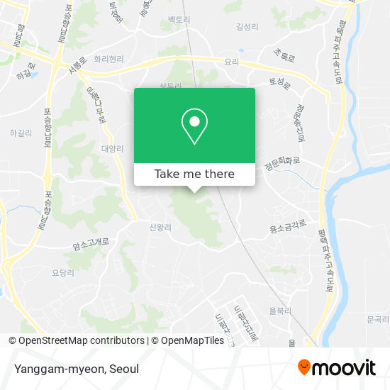 Yanggam-myeon map
