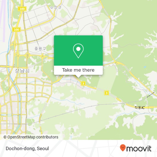 Dochon-dong map