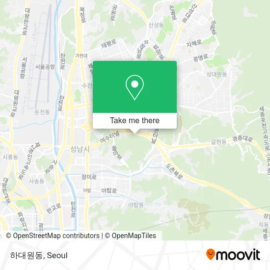 하대원동 map