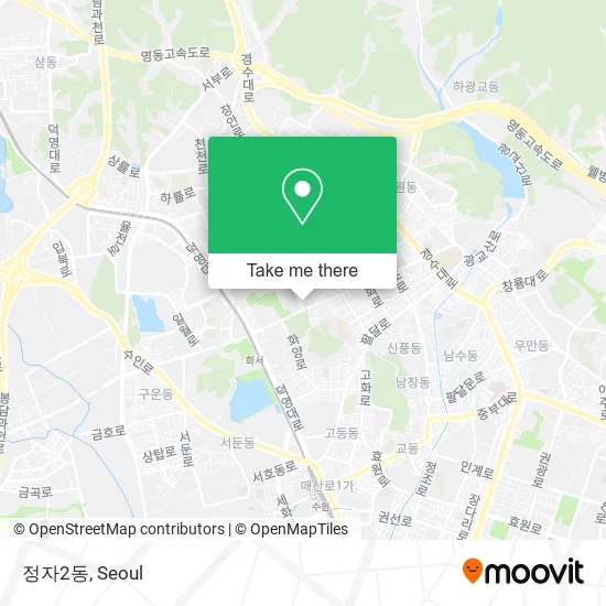 정자2동 map
