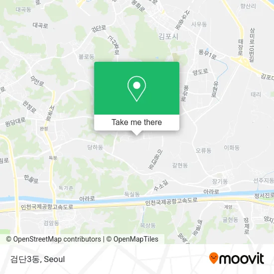 검단3동 map