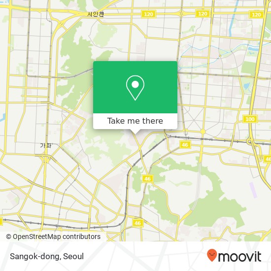 Sangok-dong map