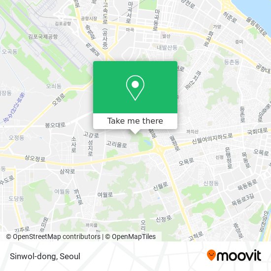 Sinwol-dong map