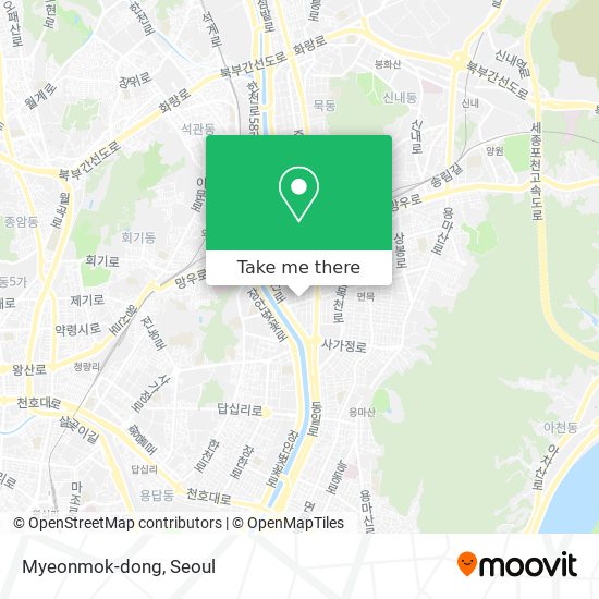 Myeonmok-dong map