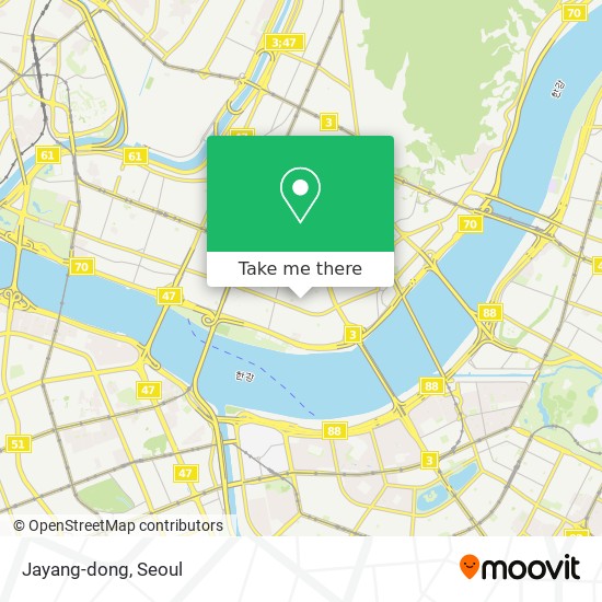 Jayang-dong map