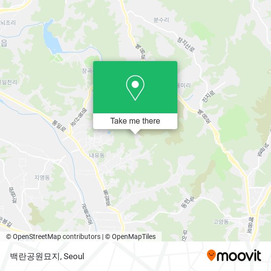 백란공원묘지 map