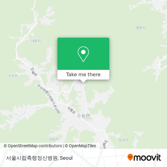 서울시립축령정신병원 map