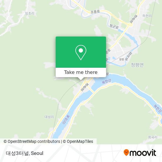 대성3터널 map