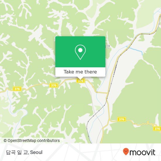 답곡 일 교 map