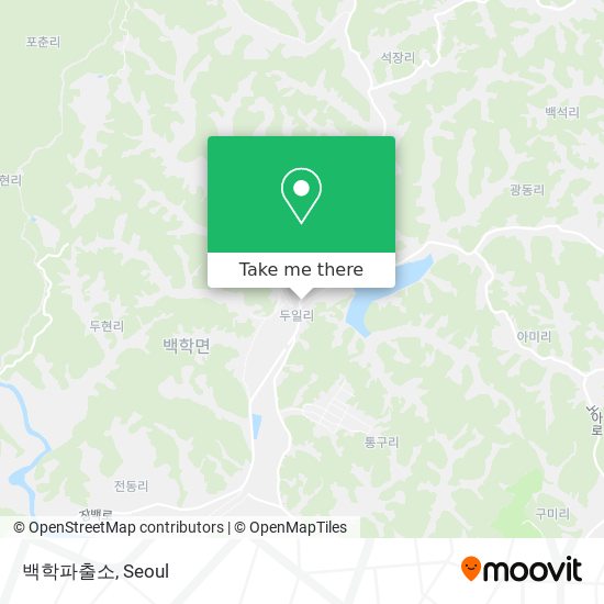 백학파출소 map