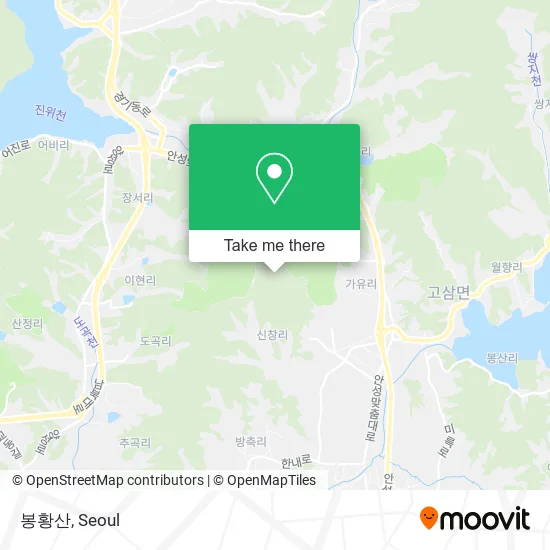 봉황산 map