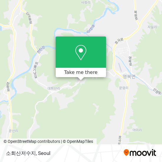 소회산저수지 map