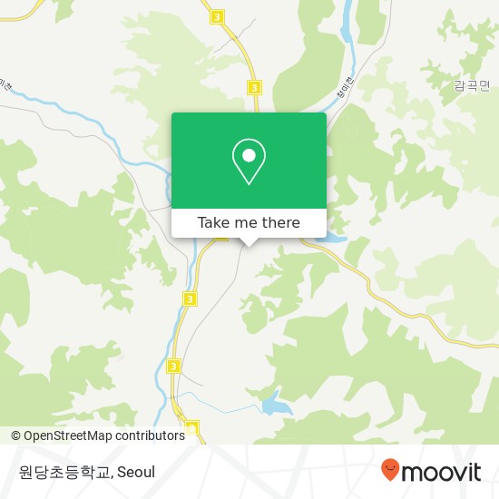 원당초등학교 map