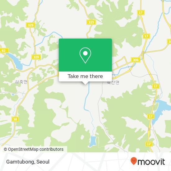 Gamtubong map