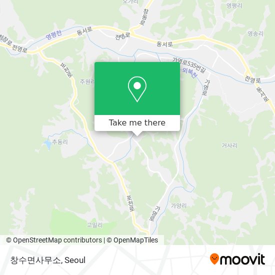 창수면사무소 map