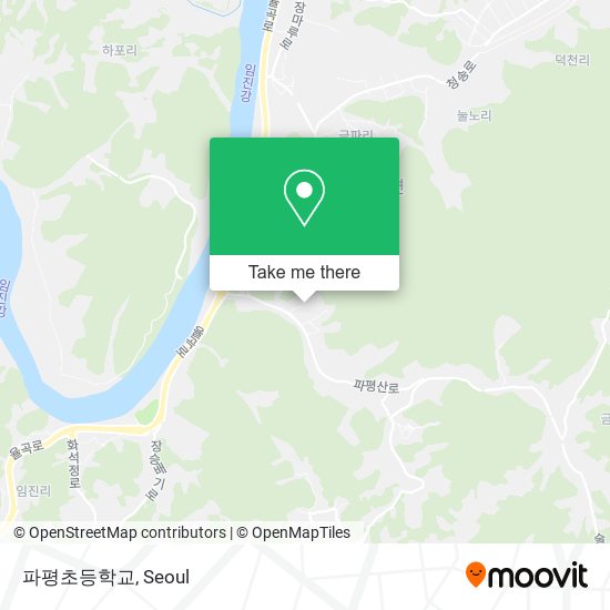 파평초등학교 map