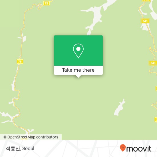 석룡산 map