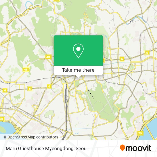Maru Guesthouse Myeongdong map