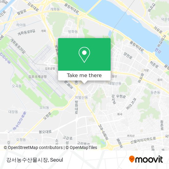 강서농수산물시장 map